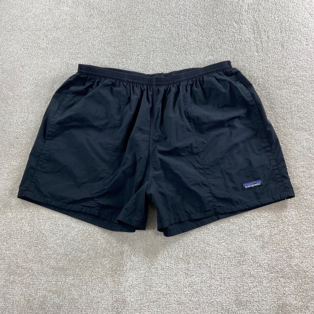 Patagonia Baggies Shorts Mens XL Black Nylon Mesh Liner